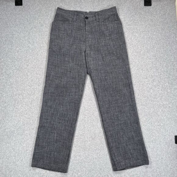 Patagonia Trousers Mens 32 x 30 Gray Tweed Knit Straight Leg Polyester Pants - Picture 1 of 13